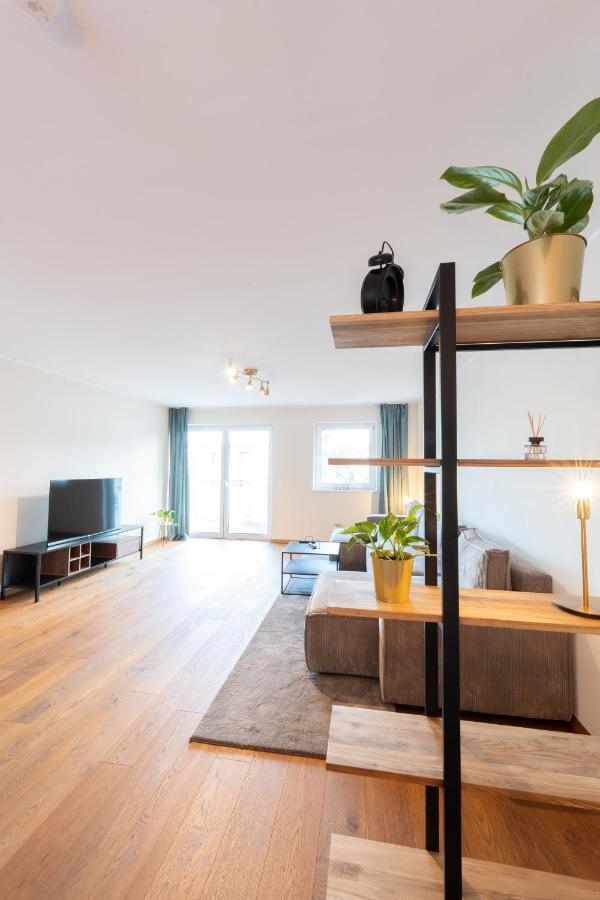 -Zentrale Wohnung-Balkon-Desingerkueche- Билефелд Екстериор снимка