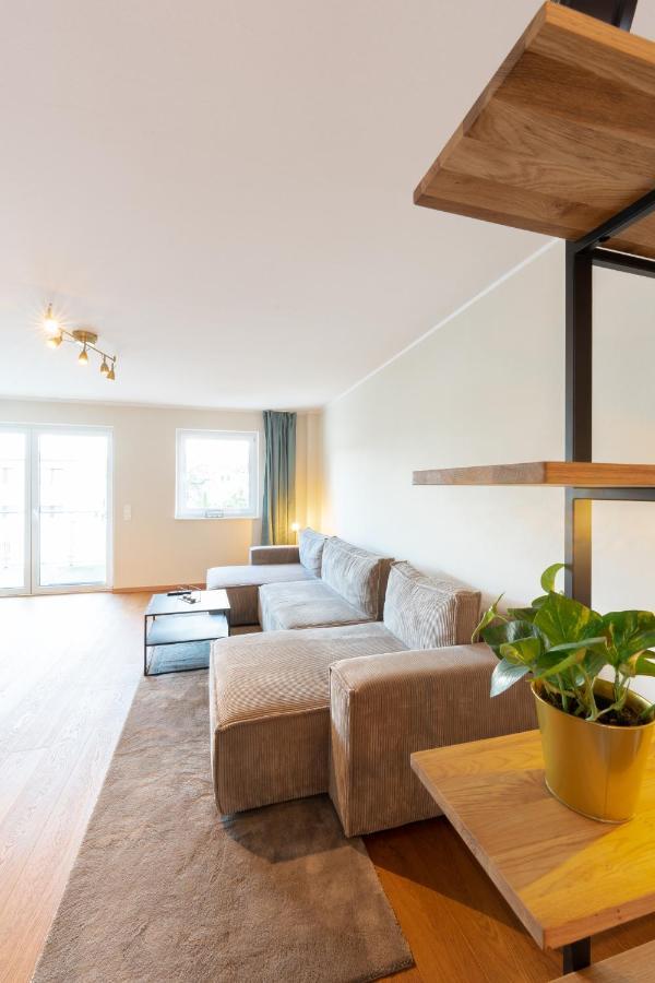 -Zentrale Wohnung-Balkon-Desingerkueche- Билефелд Екстериор снимка