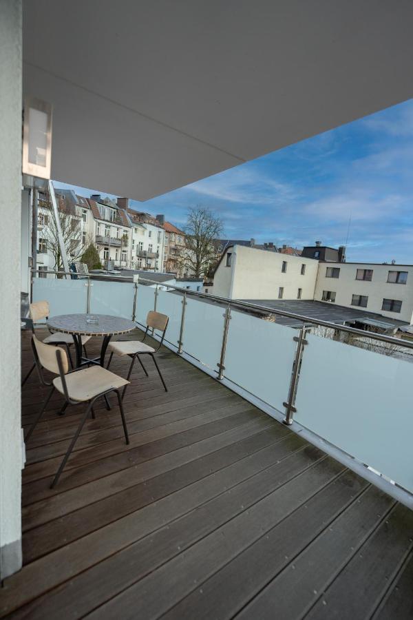-Zentrale Wohnung-Balkon-Desingerkueche- Билефелд Екстериор снимка